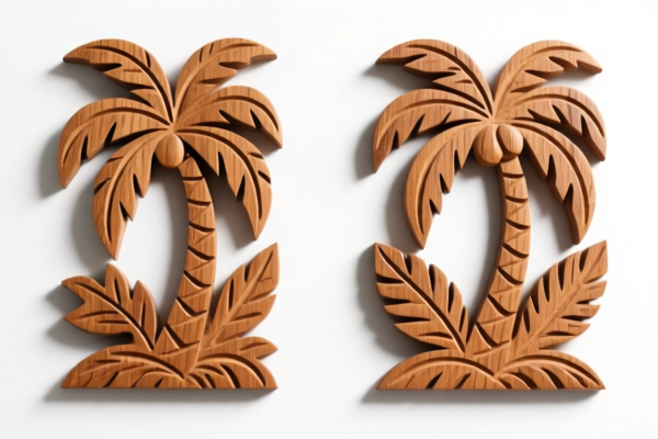 Image for Tropical Wood Carved Ornaments