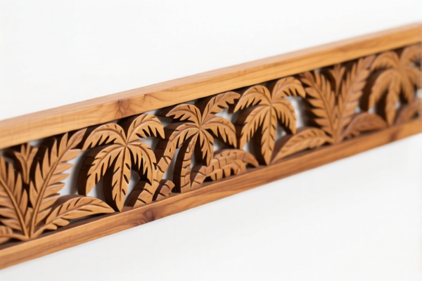 Tropical Wood Carving Baseboards