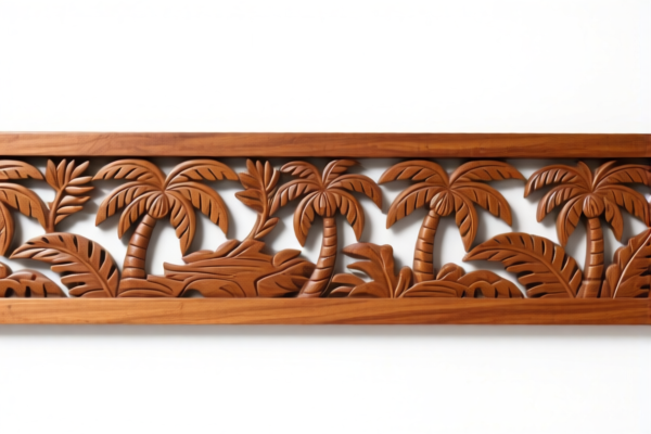 Tropical Wood Carving Baseboards