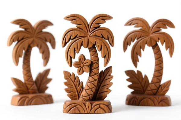 Tropical Wood Carving Models