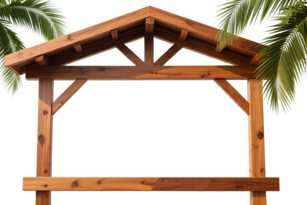 Tropical Wood Construction Frames