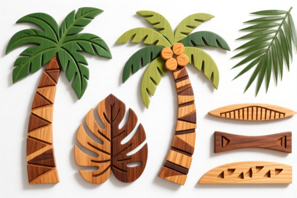 Tropical Wood Craft Materials