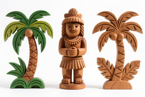 Tropical Wood Handicraft Semi