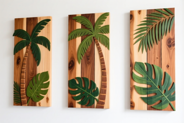 Image for Tropical Wood Indoor Decoration Boards