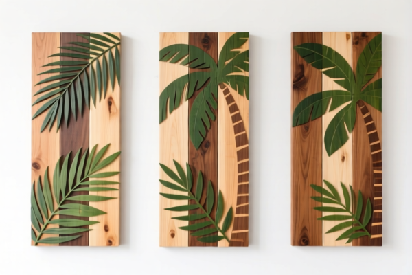 Image for Tropical Wood Indoor Decoration Boards