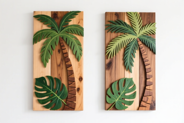 Image for Tropical Wood Indoor Decoration Boards