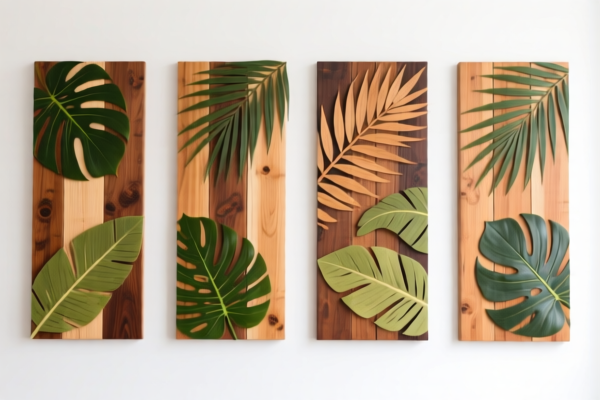 Image for Tropical Wood Wall Panels