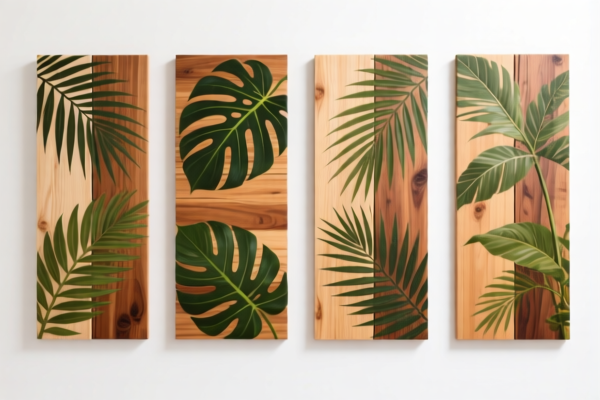 Image for Tropical Wood Wall Panels