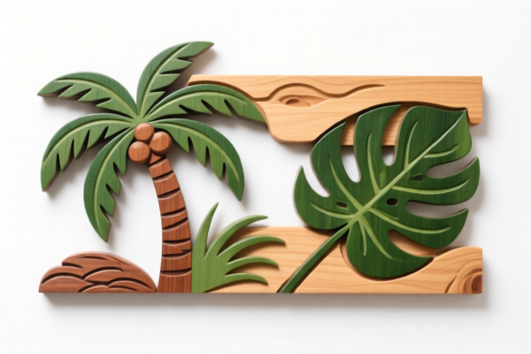 Tropical Wood for Decoration