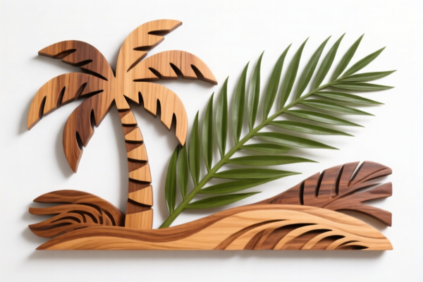 Tropical Wood for Decoration