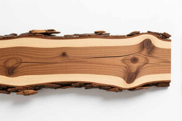 Rough Beech Wood Stripped of Bark