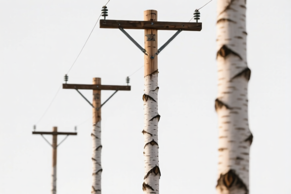 Image for Birch Wood Telegraph Poles