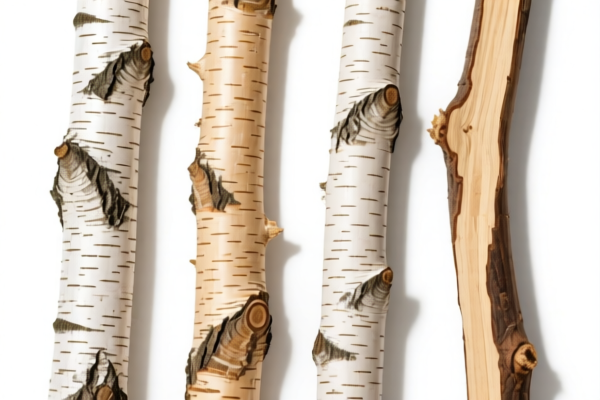 Rough Birch Timber