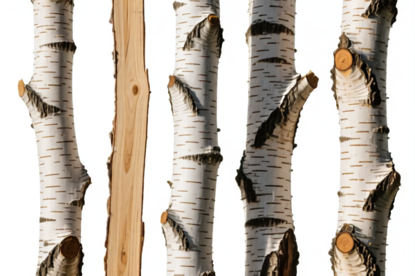 Rough Birch Timber