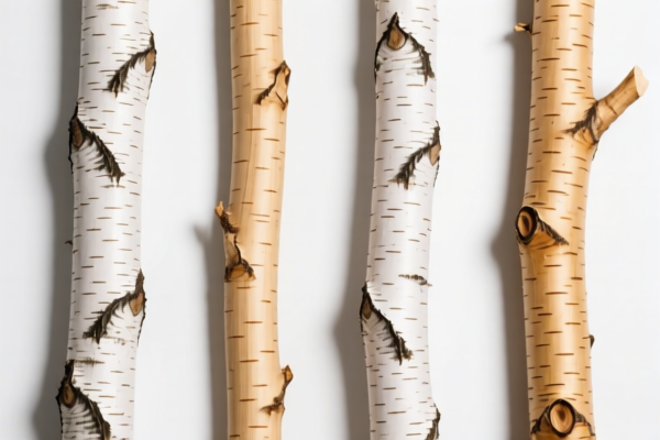 Birch Wood Poles for Agriculture