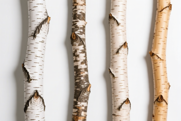 Birch Wood Poles for Agriculture