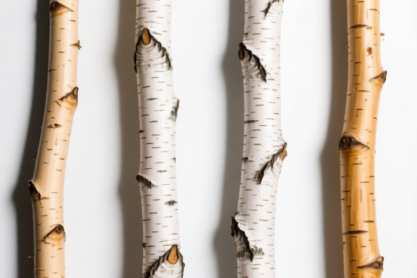 Birch Wood Poles for Agriculture