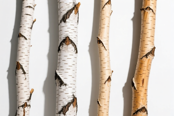 Birch Wood Protective Poles