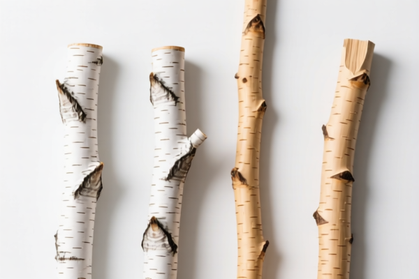 Birch Wood Protective Poles