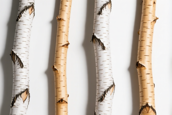 Birch Wood Protective Poles