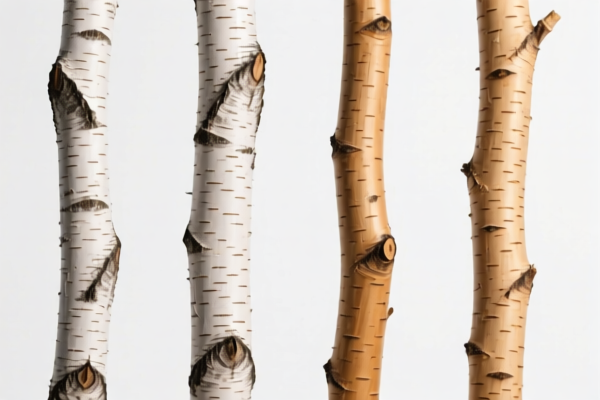 Birch Wood Protective Poles