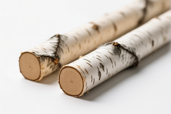 Roughly Squared Birch Wood