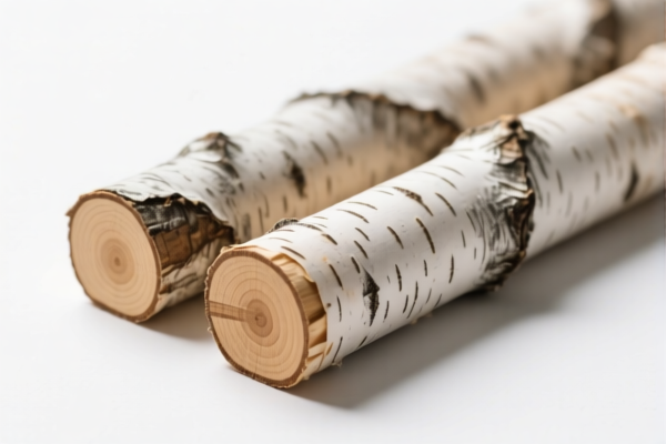 Roughly Squared Birch Wood