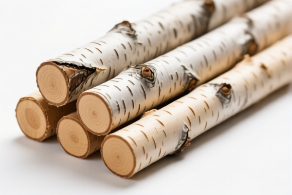 Roughly Squared Birch Wood