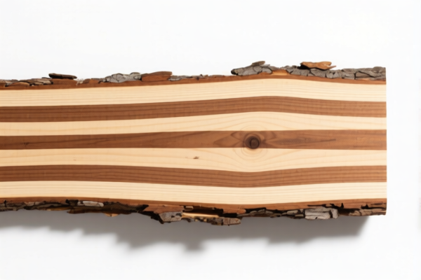 Stripped Poplar Rough Wood