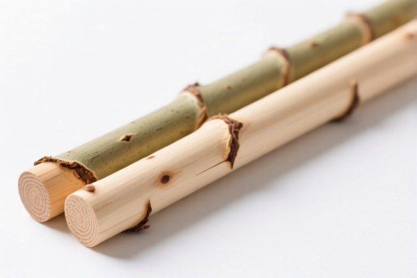 Unprocessed Poplar Wood Poles