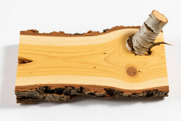 Debarked Yellow Poplar Rough Wood
