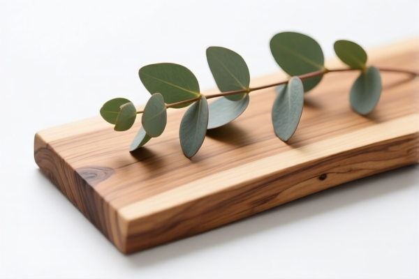 Eucalyptus wood, roughly squared