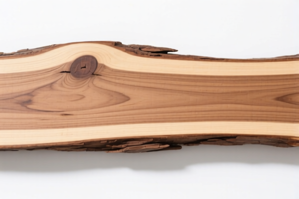 Eucalyptus wood, roughly squared