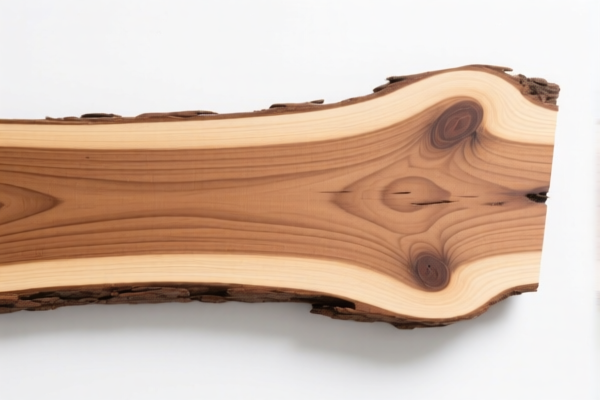 Eucalyptus wood, roughly squared