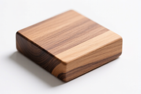 Roughly squared eucalyptus wood
