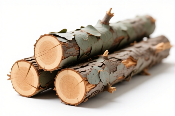 Eucalyptus construction logs