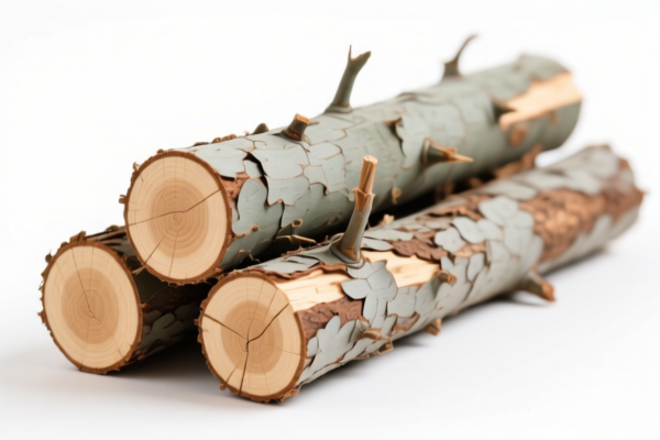 Eucalyptus construction logs