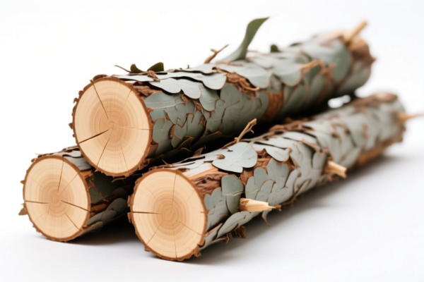 Eucalyptus construction logs