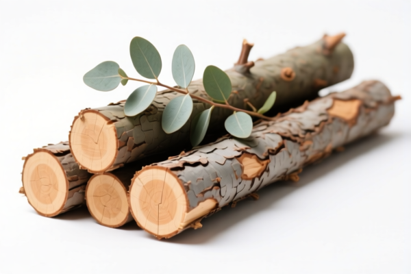 Eucalyptus construction logs