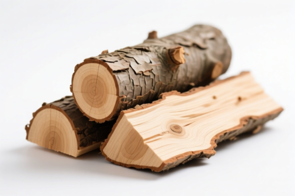 Rough wood (preliminarily processed)