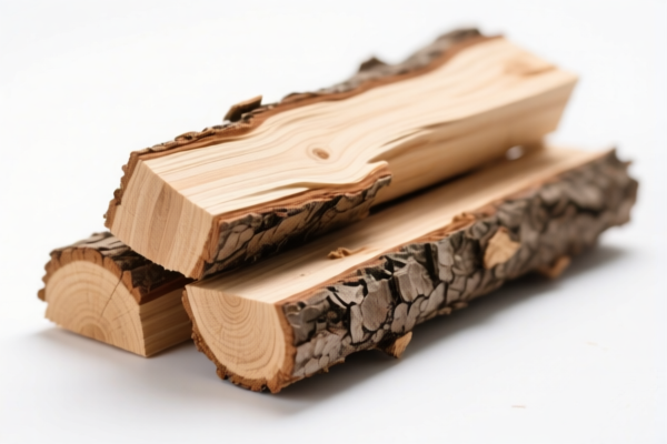 Rough wood for construction