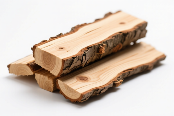 Rough wood for construction
