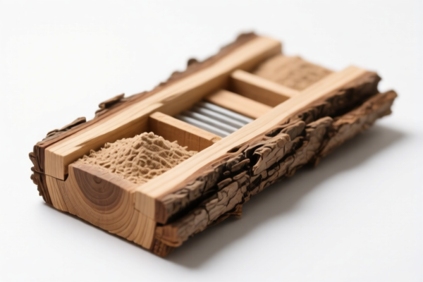 Rough wood for pulp making