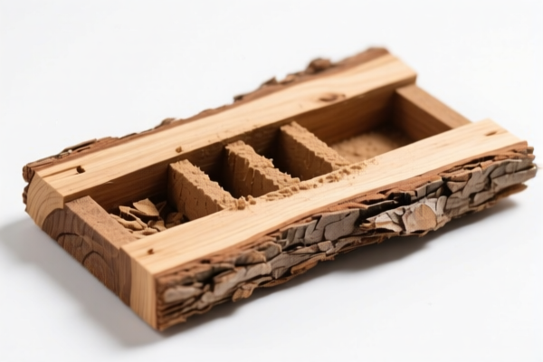 Rough wood for pulp making