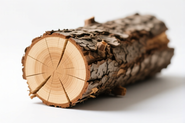 Unprocessed wood