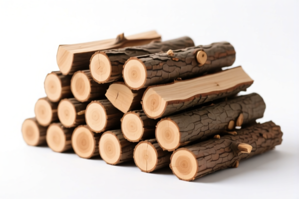 Roughly Squared Wood Piles