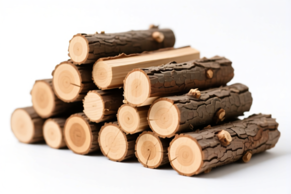 Roughly Squared Wood Piles