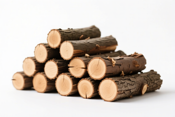 Roughly Squared Wood Piles