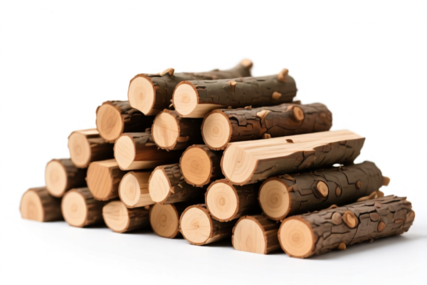 Roughly Squared Wood Piles