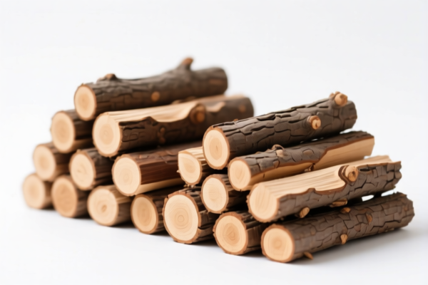 Unprocessed Wood Piles